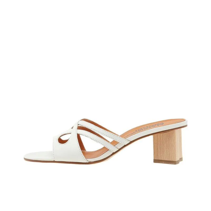 MICHEL VIVIEN Slide Slippers Women's White-0