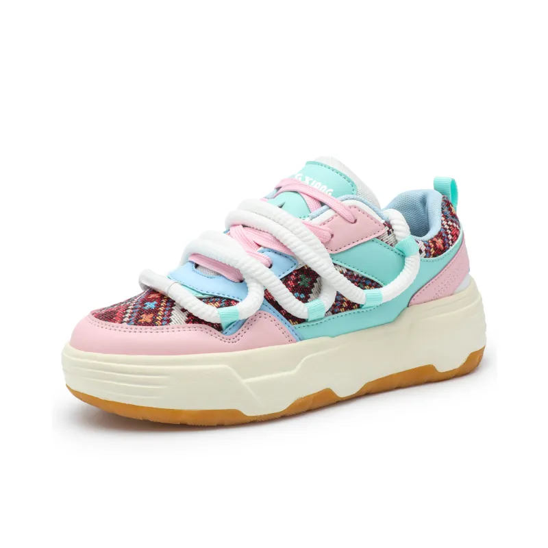 Singing Anti-Slip Wear-Resistant Low-Top Skateboard Shoes Unisex-9