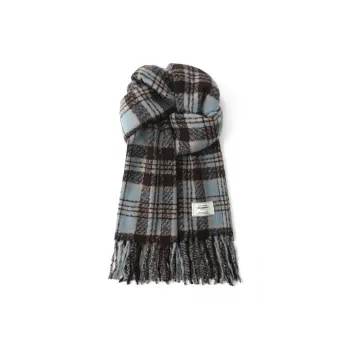 FREE RABBITⅡ Winter Thickened Warm Vintage Versatile Scarf Shawl Unisex