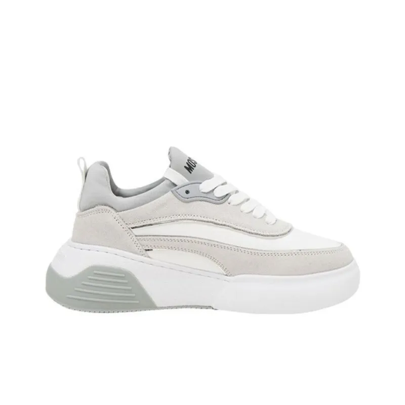 LOVE MOSCHINO Low Top Casual Shoes Women's Gray-1