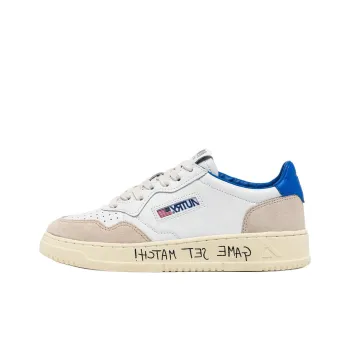 AUTRY BASKETS MEDALIST Slip Resistant Low Top Skateboard Shoes Men's White