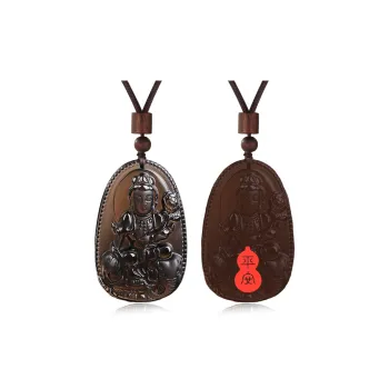 BYTHERE Obsidian Necklaces Unisex