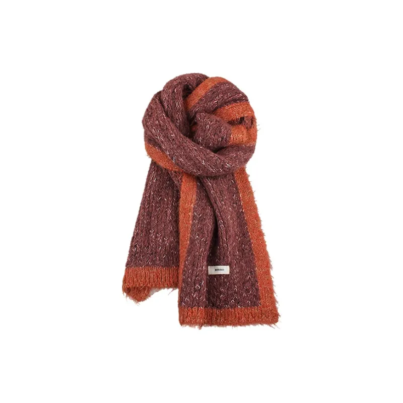 STUFFER Contains Wool Knit Scarves Unisex-19
