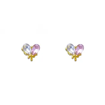 BLESSED BULLET S925 Sterling Silver Stud Stud Earrings Women's
