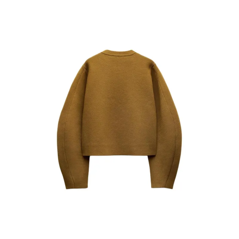 ZARA Knitwear Women's Dark Olive Green-1