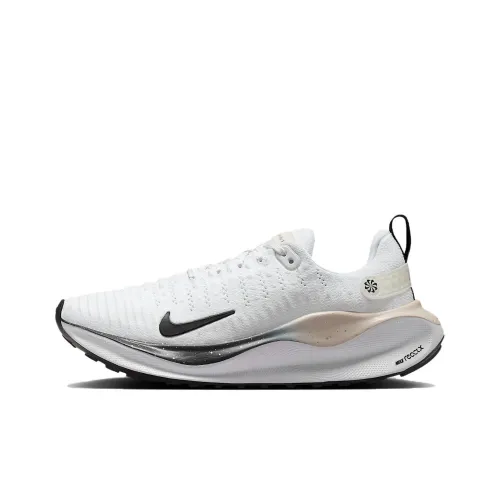 Nike React Infinity Run 4 White Platinum Tint Light Smoke Grey Black Women's