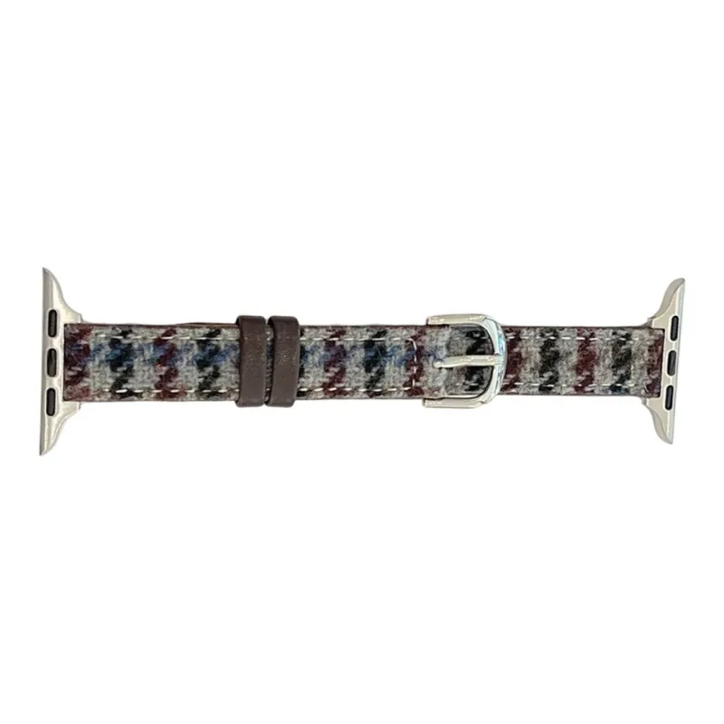 NCFCK Watch Band Apple Compatibility Woolen Leather Material-5