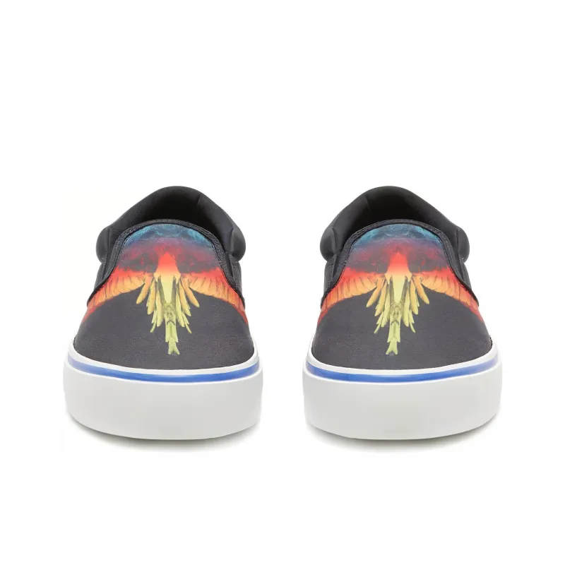 Marcelo Burlon Wings Printed Slip On Sneakers-2