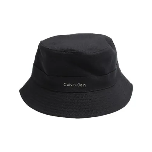 CALVIN KLEIN Recycled Polyester Bucket Hats Women's Black