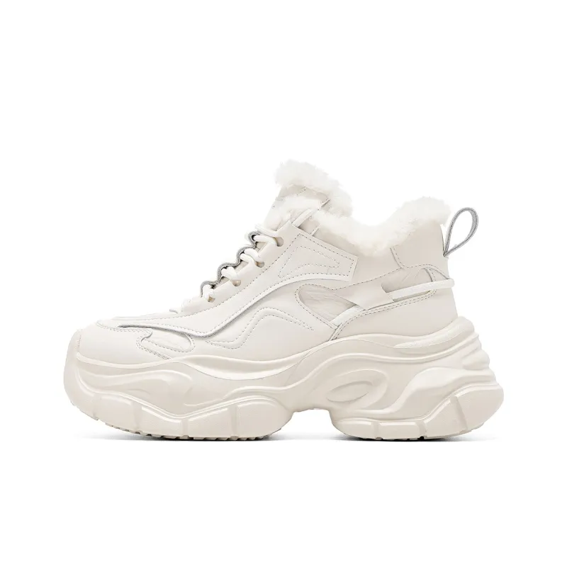 C°BANNER Support Low Top Chunky Sneakers Women's Beige-0
