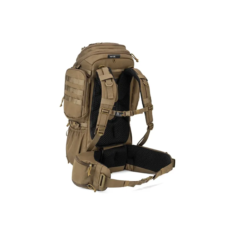 MARDINGTOP DuPont Waterproof Durable Fabric Hiking Camping Backpack Unisex Khaki/Black-2