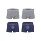 4 Pack (2 Heather Gray+2 Royal Blue)