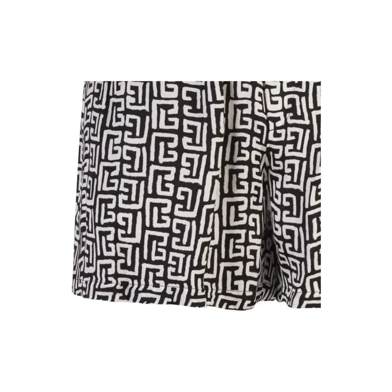 BALMAIN Monogram Printed Shorts-5