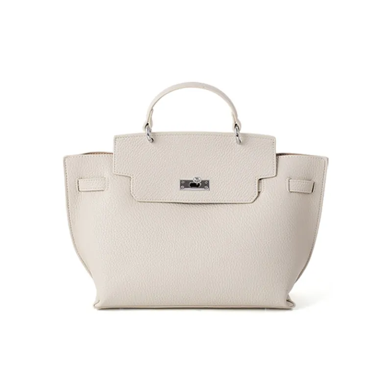 Vigno Synthetic Leather Handbag Shoulder Bag Regular Women's Black/Greige-11