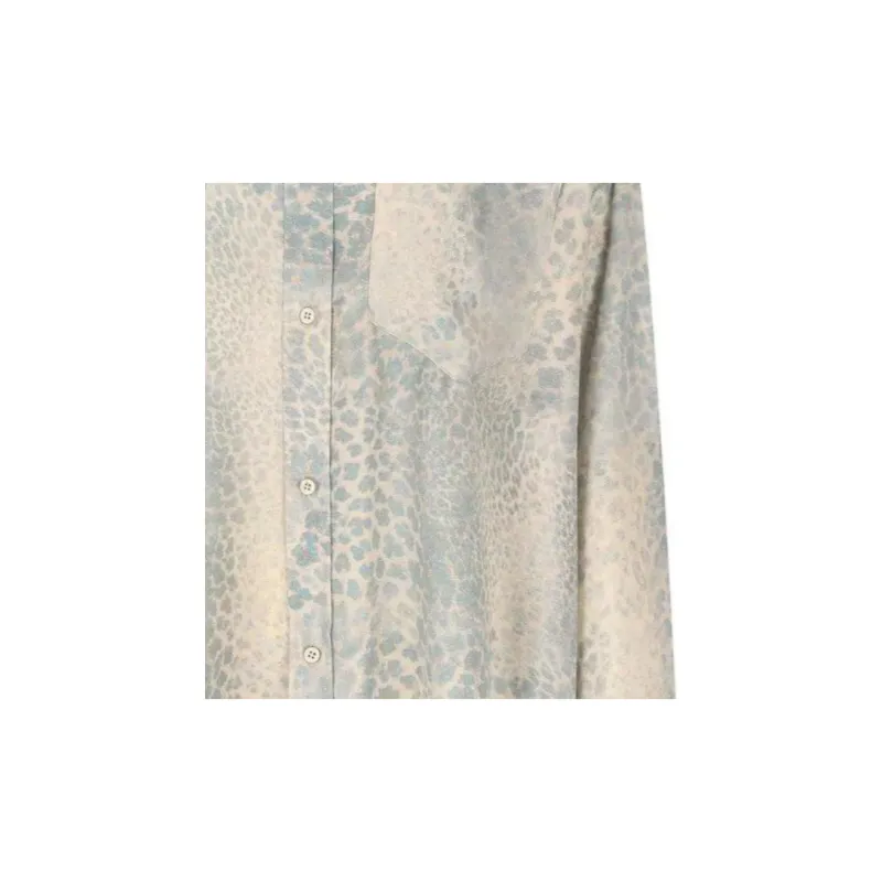 Balenciaga Leo Bleached Long Sleeved Shirt-9