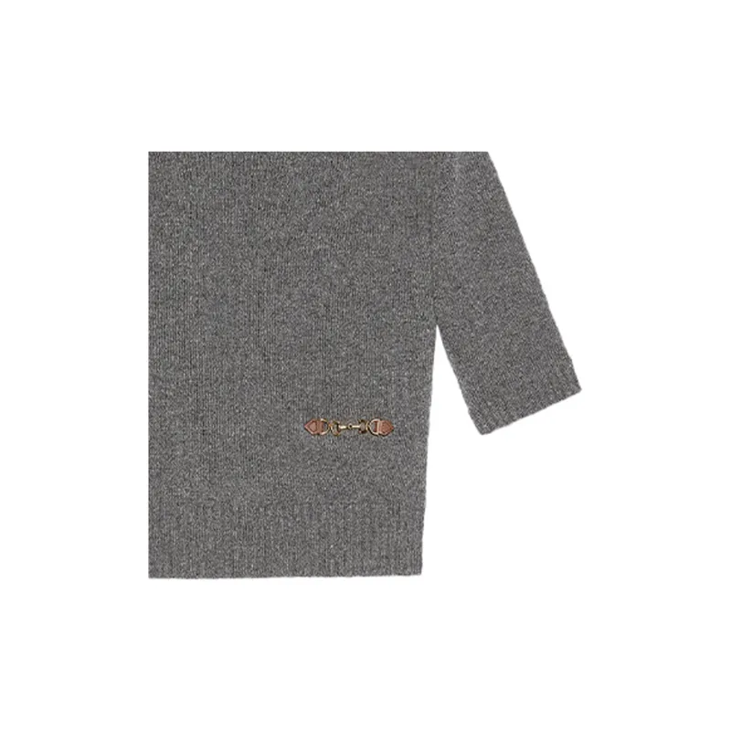 GUCCI Horsebit embellished Knitted Top-4