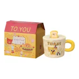 Toast Puffy (Cup+Silicone Lid+Hamburger Portable Box)