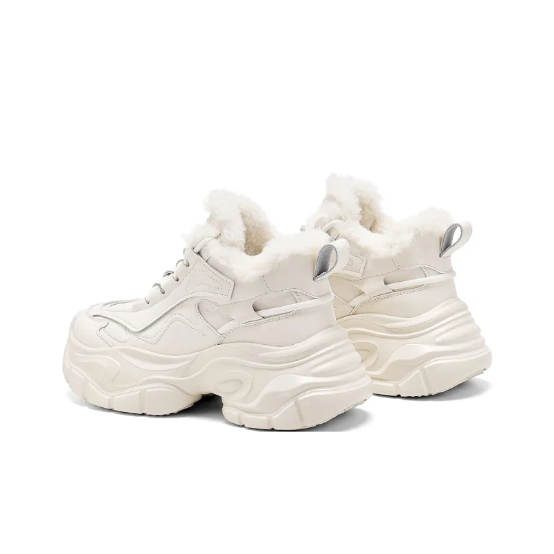 C°BANNER Support Low Top Chunky Sneakers Women's Beige-2