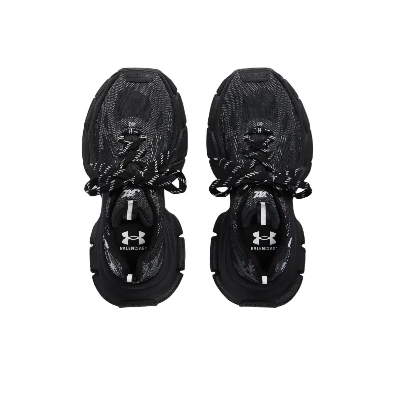 Under Armour x Balenciaga 3XL Low-Top Casual Shoes Men's Black-5
