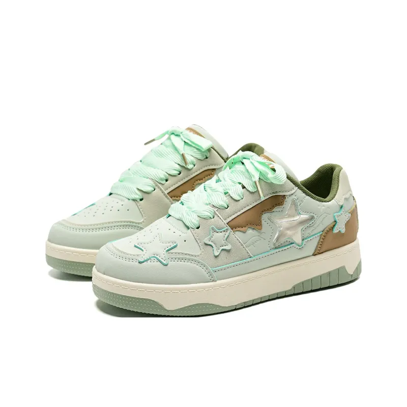 KAAVER OTTO Skateboard Shoes Women's Low Top White-57