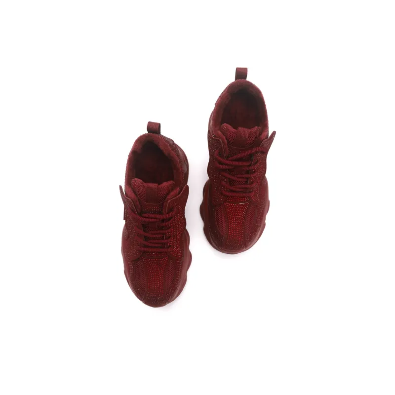 TOM TAILOR Red Flame Starlight Sports Boots Low Top Chunky Sneakers Women's-9