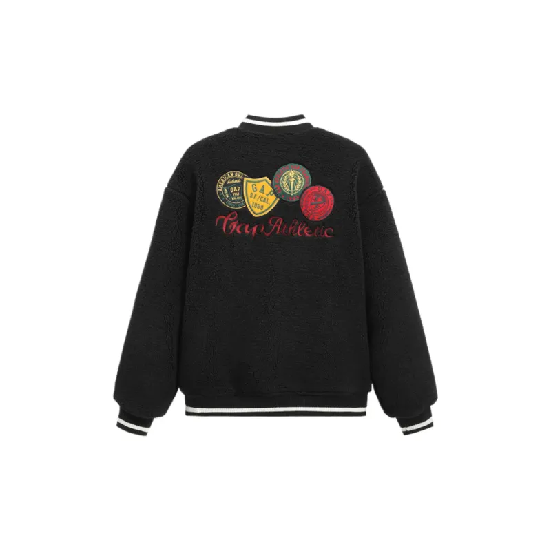 GAP Puffer Jackets Unisex Black+Necklace-2