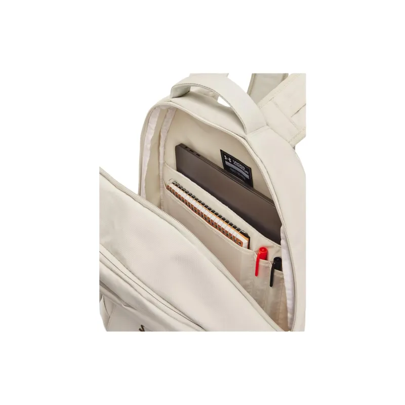 Under Armour Polyester Blend With Polyurethane Backpack Regular Unisex Peak White & Metal Gold-2