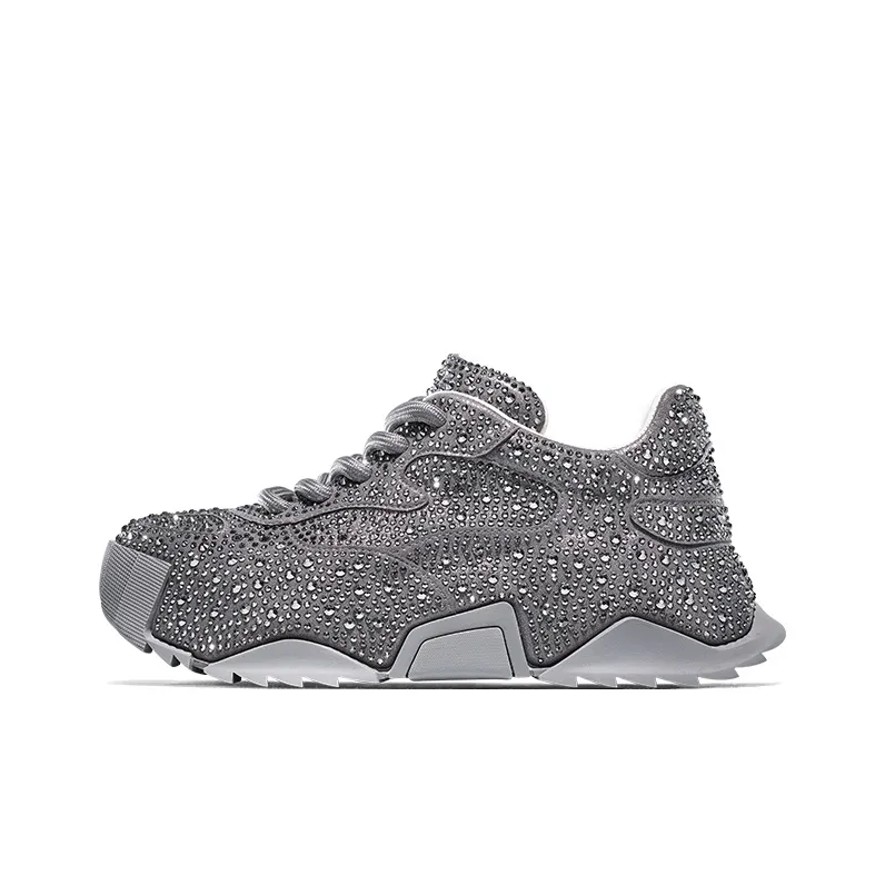 SALAXI Cushioning Height Increase Low Top Chunky Sneakers Unisex-6