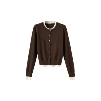 Late White Knitwear Women's Brown
