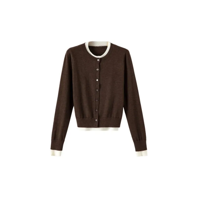 Late White Knitwear Women's Brown-0