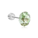 Huazi Stud Earrings 8mm-Precious Olive