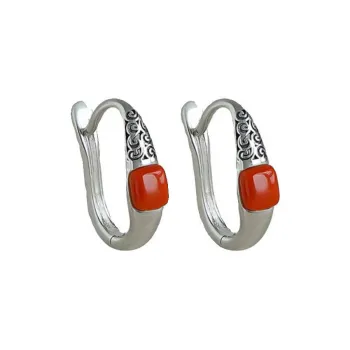CHIC ZONE Agate Earrings Women's