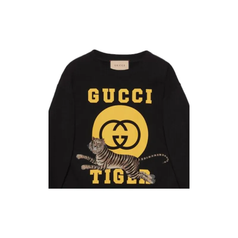 GUCCI Sweatshirts Men Black-4