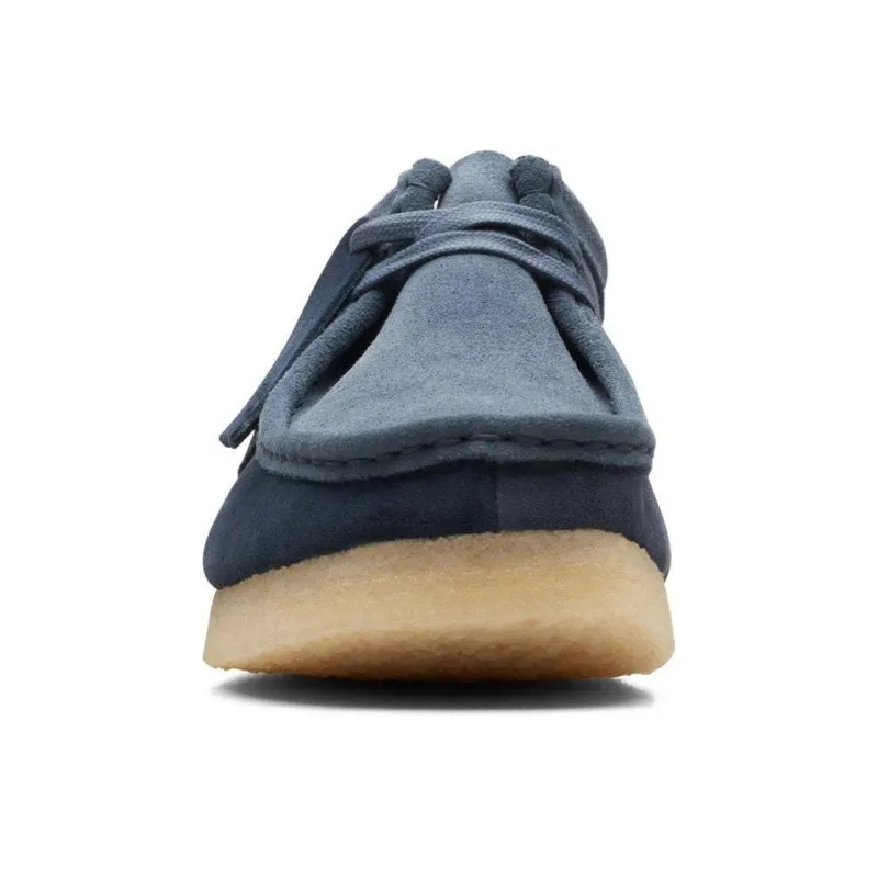 Clarks Originals Wallabee Boot Navy Combination-4