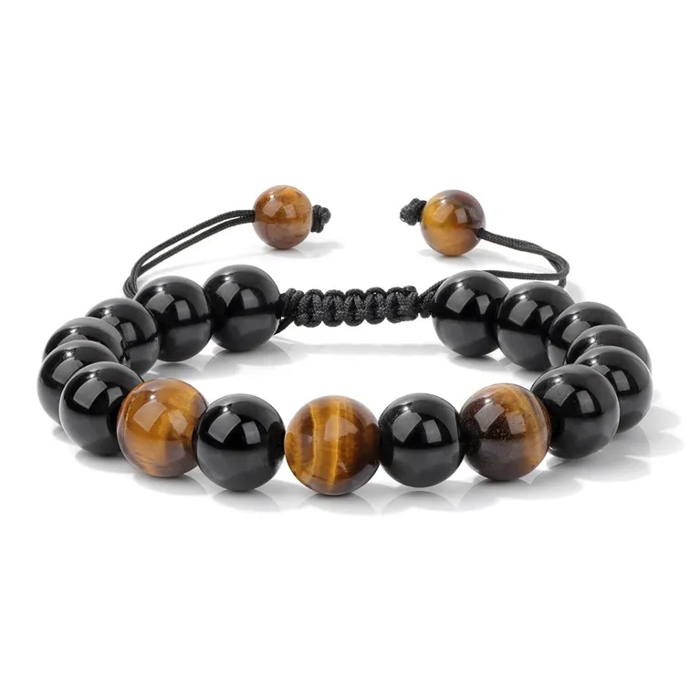 Xuanman Tiger's Eye Stone Bracelets Unisex-0