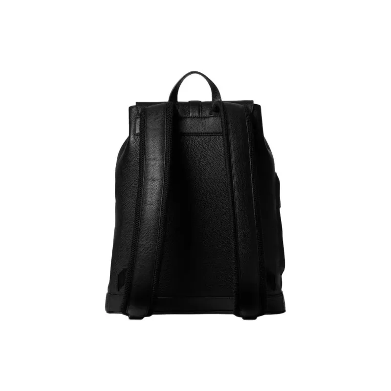 GUCCI Grained Soft Leather Backpack Large Size Men's Black-3