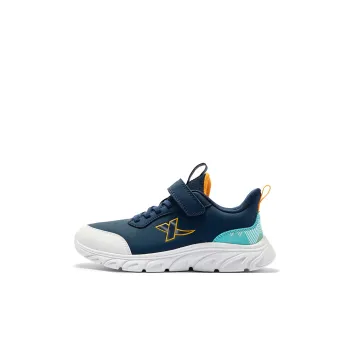 XTEP Anti Slip Wear Resistant Low Top Kids' Running Shoes Night Blue Sunny Mountain Blue Kids'