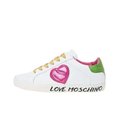 LOVE MOSCHINO Low-Top Skateboard Shoes Women's White