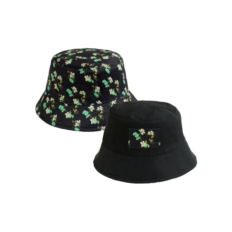 LOST PATTERN Human Cotton Bucket Hats Unisex-1