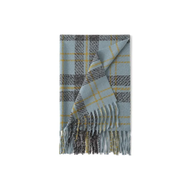FREE RABBITⅡ Korean Style Fashion Mohair Warm Versatile Shawl Scarf Unisex-5