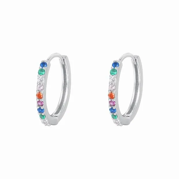 U state 999 Fine Silver Earrings Women's-0
