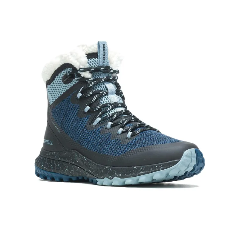MERRELL Bravada Anti-Slip Wear-Resistant High-Top Trekking Shoes Women's Blue Black-2