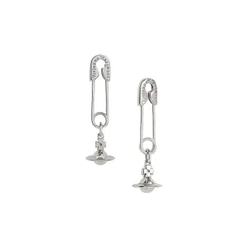 Vivienne Westwood Recycled Silver Silver-Plated Earrings Women's Silver