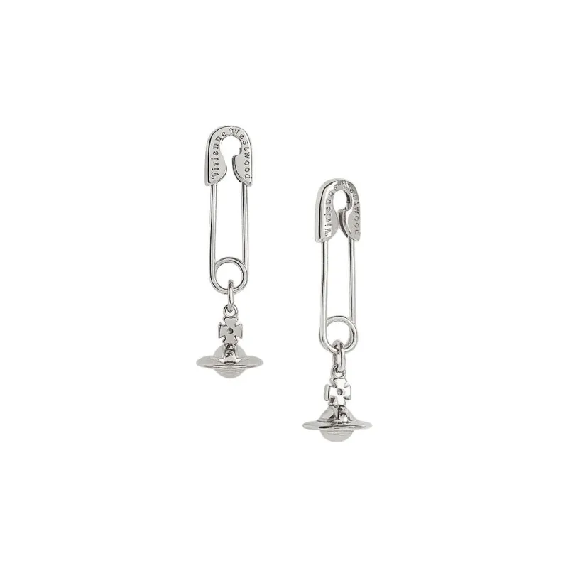 Vivienne Westwood Recycled Silver Silver-Plated Earrings Women's Silver-0