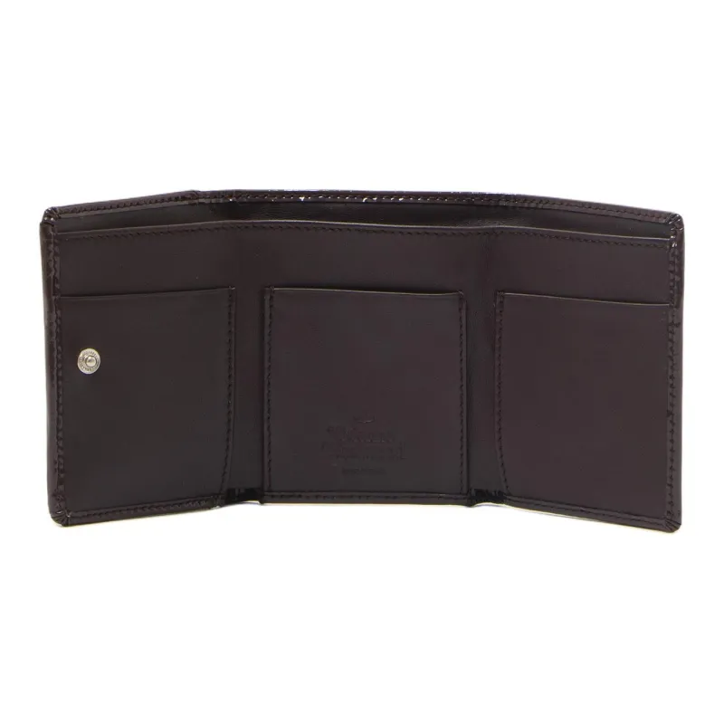 Vivienne Westwood Cow Leather Wallet Mini Women's Brown-3