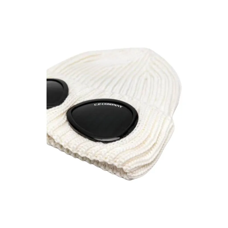 C.P.Company Goggle Detailed Turn Up Hem Beanie-3