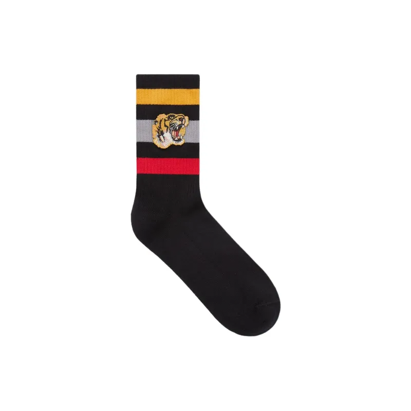 GUCCI FW22 Mid Calf Socks Men's 1 Pack Black-2