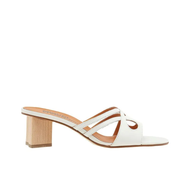 MICHEL VIVIEN Slide Slippers Women's White-1