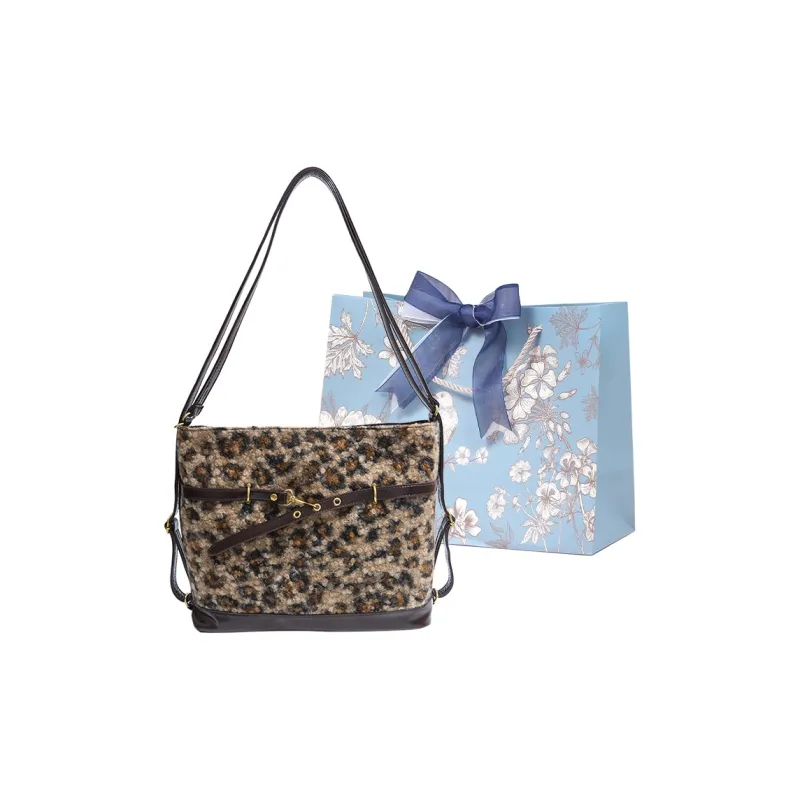 REDOO Woolen Handbag, Shoulder Bag, Crossbody Bag, Backpack Regular Women's Multicolor-18