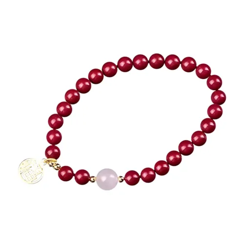 Stone On The Line Cinnabar Bracelets Women's
